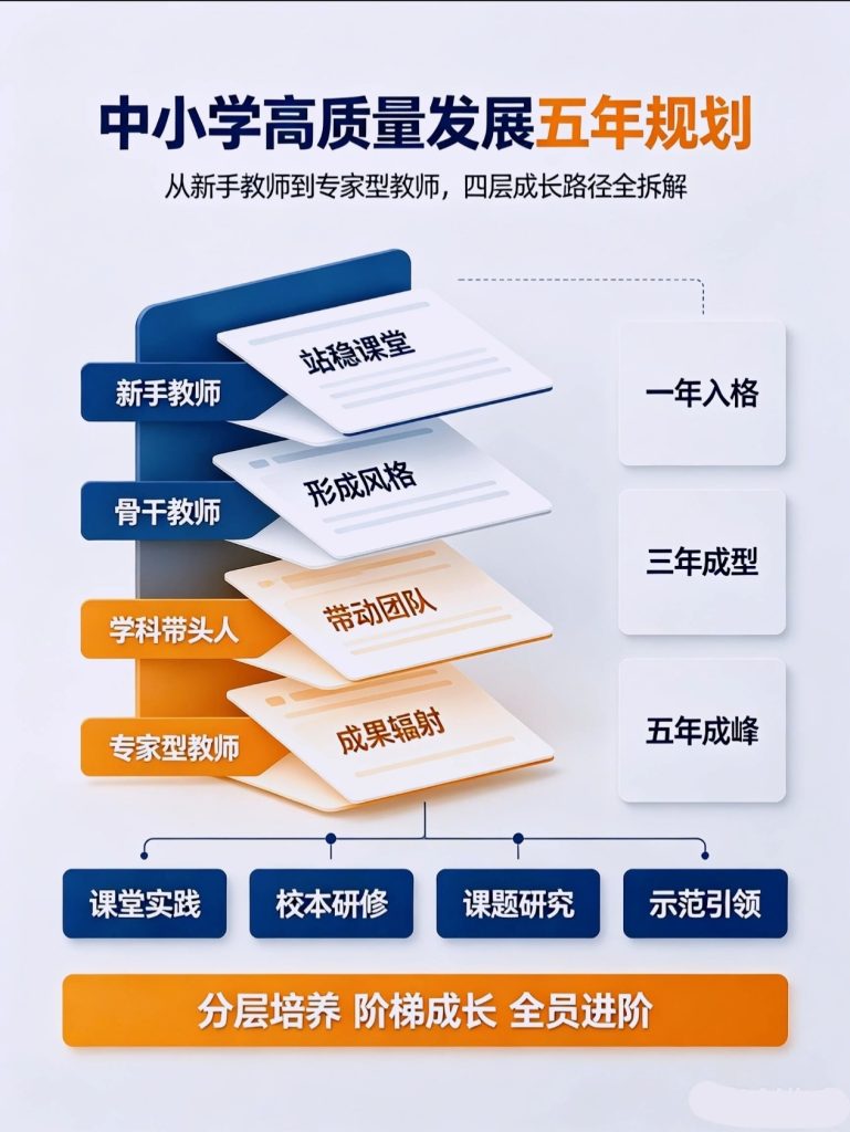 中小学高质量发展五年规划